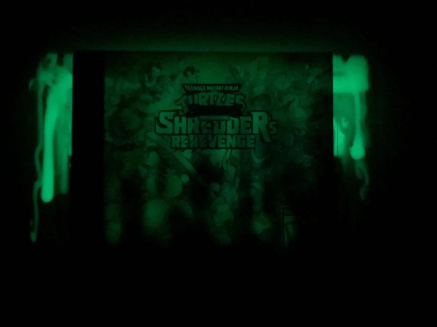 Teenage Mutant Ninja Turtles (of Rage): Shredder's Re-Revenge (Genesis Compatible) (Glow in the Dark Ooze Edition) - with Case and Manual image 2