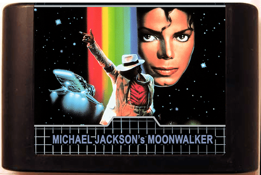 Michael Jackson's Moonwalker (Genesis Compatible) - Reproduction Video Game Cartridge image 0