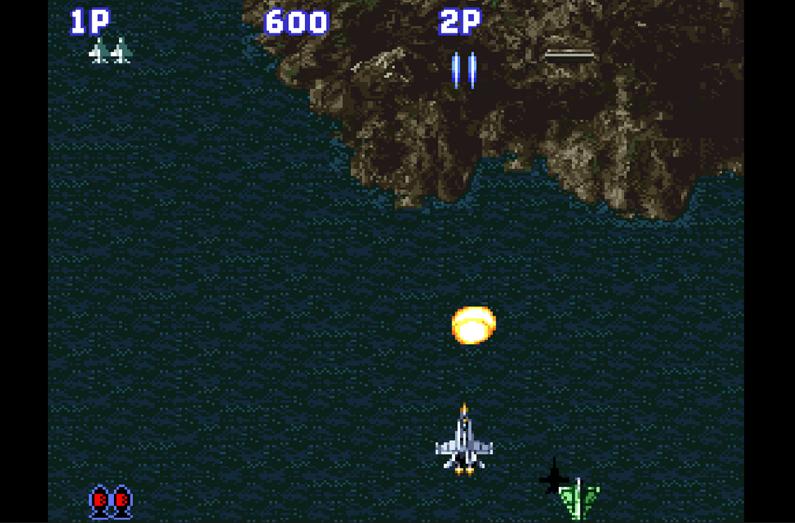Aero Fighters (SNES Compatible) - Reproduction Video Game Cartridge with Case and Manual image 5