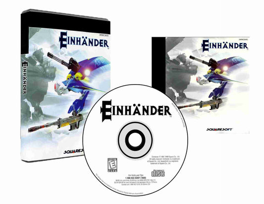 Einhänder (DVD Case) – (PS1 Compatible for Polymega or Modded PS1) – Reproduction Video Game CD image 0