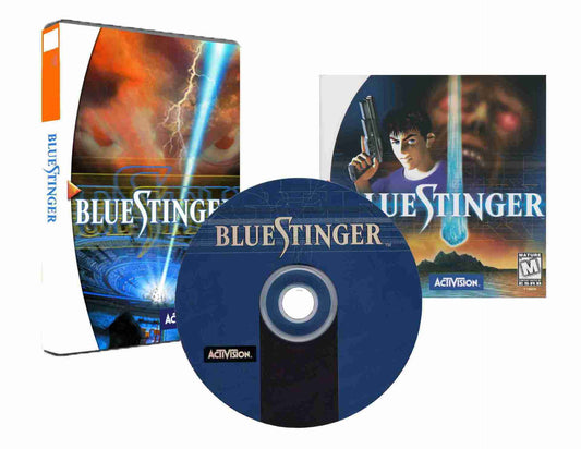 Blue Stinger (DVD Box) (Dreamcast Compatible) – Reproduction Video Game CDs image 0