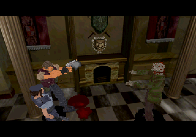 Resident Evil (DVD Case) (Saturn Compatible for Polymega or Modded Saturn) - Reproduction Video Game CD