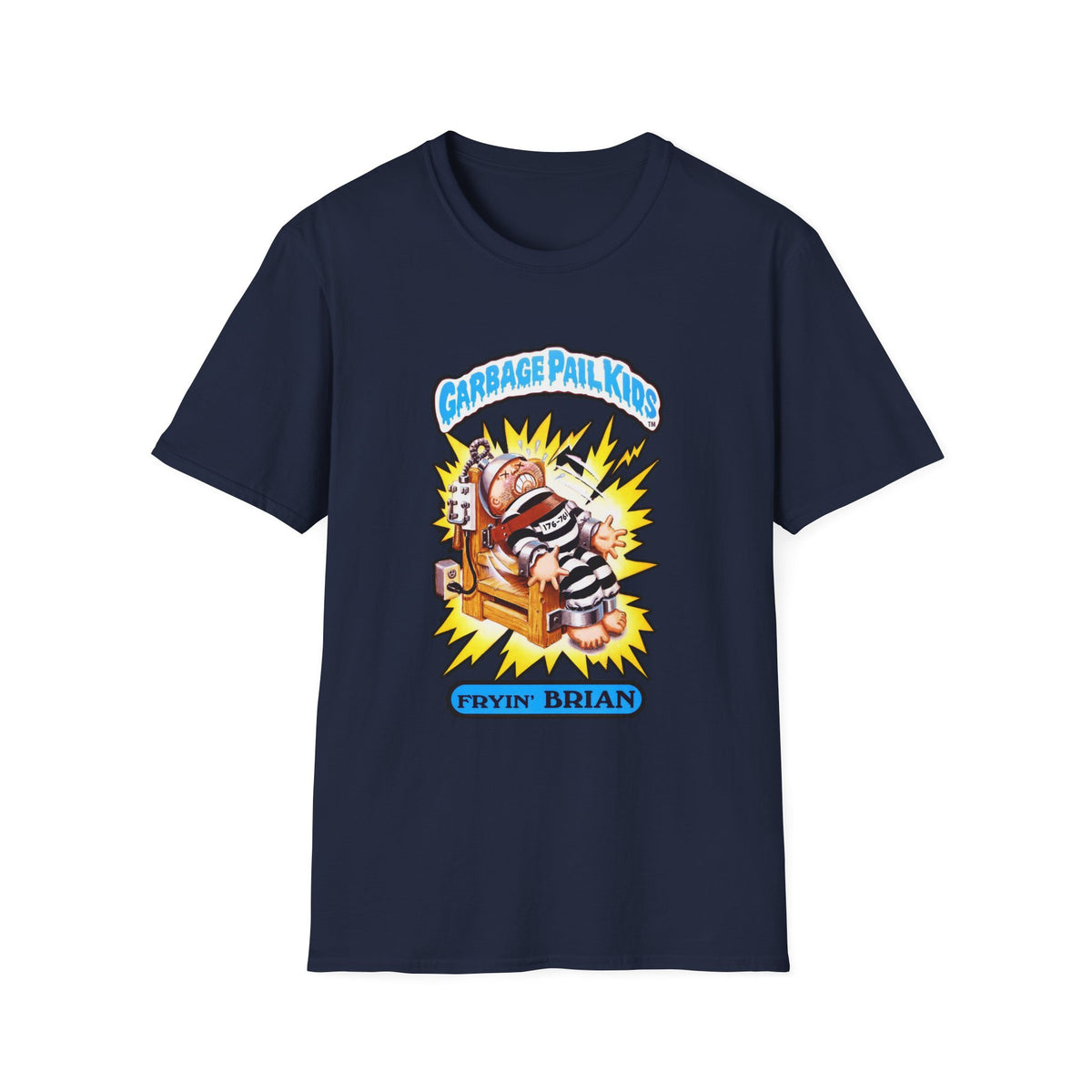 Fryin' Brian Garbage Pail Kids T-Shirt - Retro 1980s GPK Tee