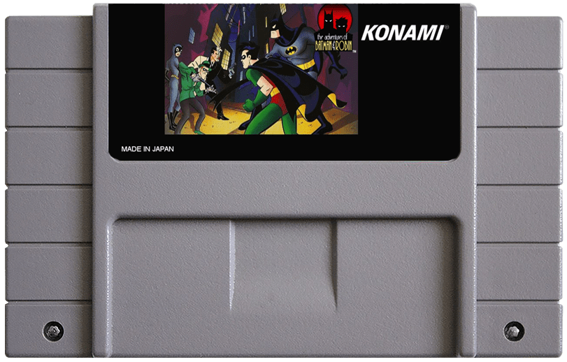 The Adventures of Batman & Robin (SNES Compatible) - Reproduction Video Game Cartridge with Case and Manual image 1