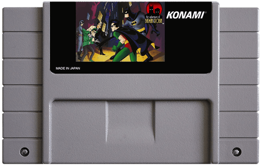 The Adventures of Batman & Robin (SNES Compatible) - Reproduction Video Game Cartridge with Case and Manual image 1