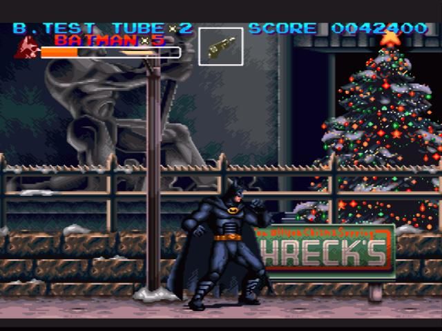 Batman Returns (SNES Compatible) - Reproduction Video Game Cartridge with Box and Manual