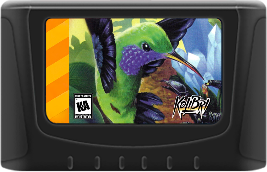 Kolibri (32X Compatible) (32X Shell) - Reproduction Video Game Cartridge with Box and Manual