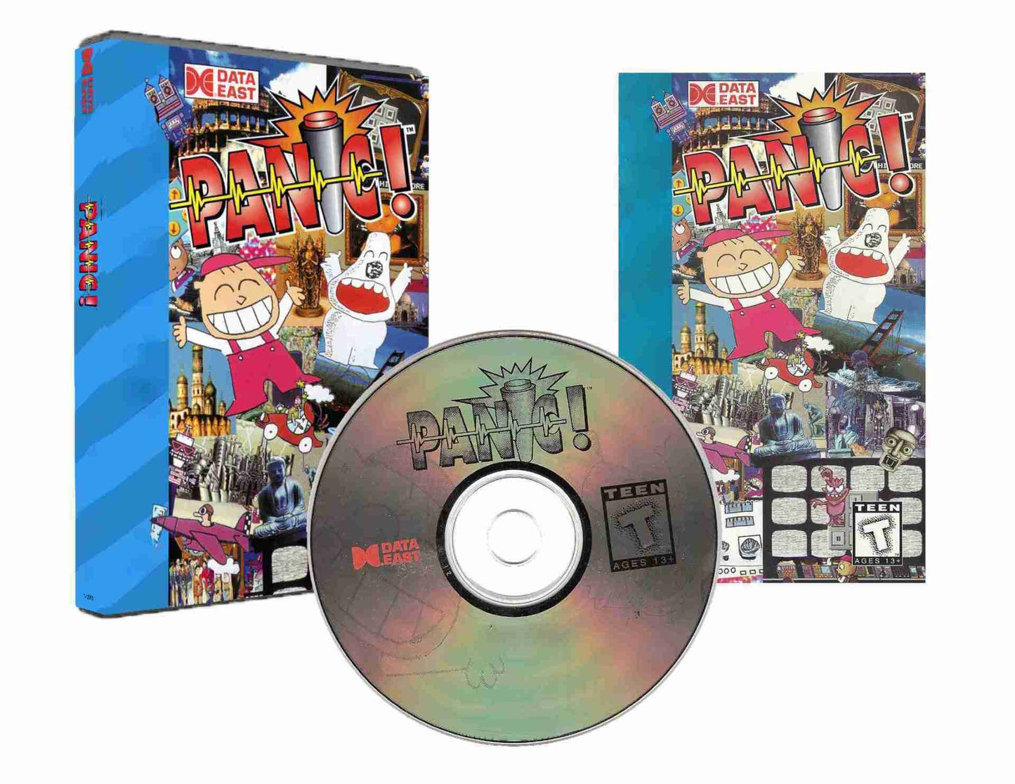 Panic! (Sega CD Compatible) (DVD Case) - Reproduction Video Game CD with Case and Manual image 0