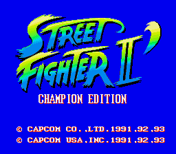 Street Fighter II: Champion Edition (July 30, 1993 prototype) - (Genesis Compatible) - Reproduction Video Game Cartridge with Case and Manual image 2