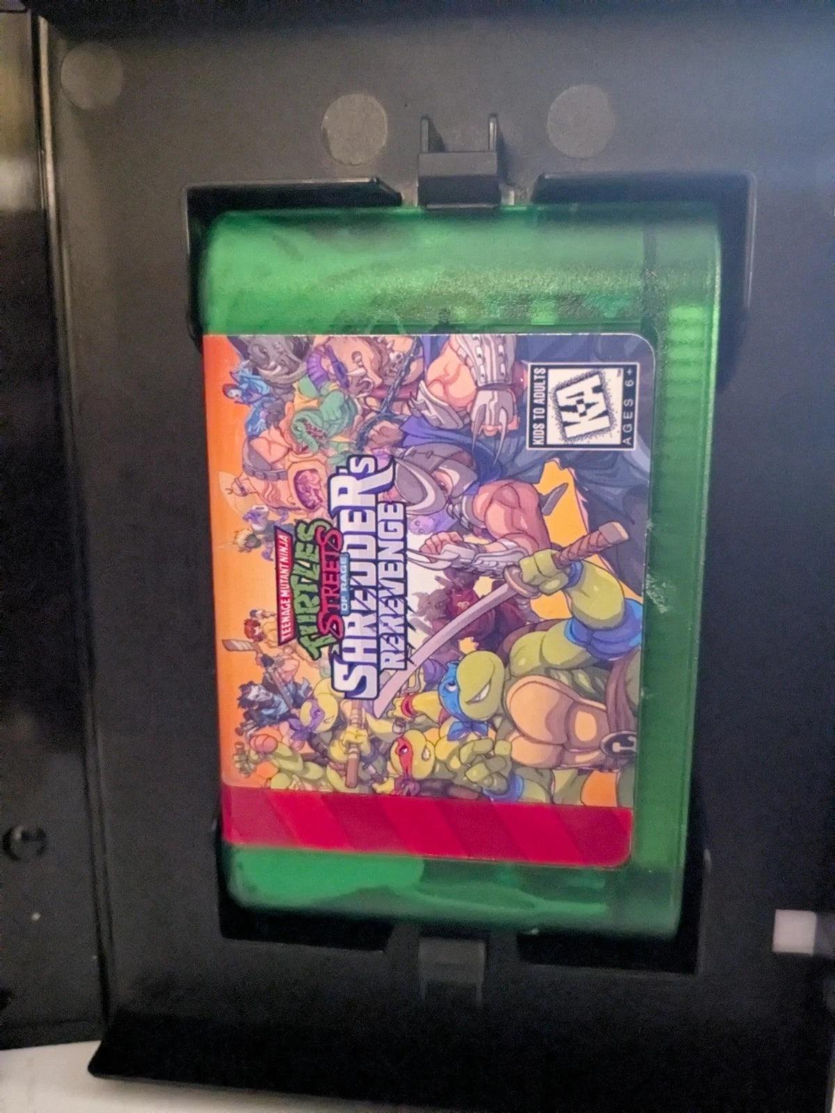 Teenage Mutant Ninja Turtles (of Rage): Shredder's Re-Revenge (Genesis Compatible) (Glow in the Dark Ooze Edition) - with Case and Manual image 9