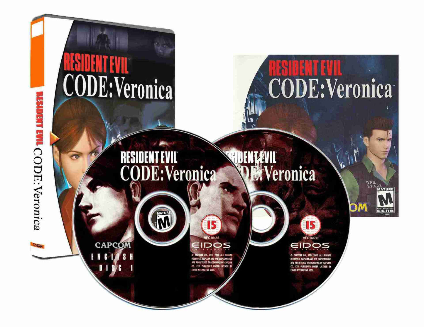 Resident Evil Code: Veronica (DVD Case) (Dreamcast Compatible) - Reproduction Video Game CD image 0
