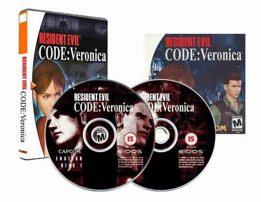 Resident Evil Code: Veronica (DVD Case) (Dreamcast Compatible) - Reproduction Video Game CD image 0