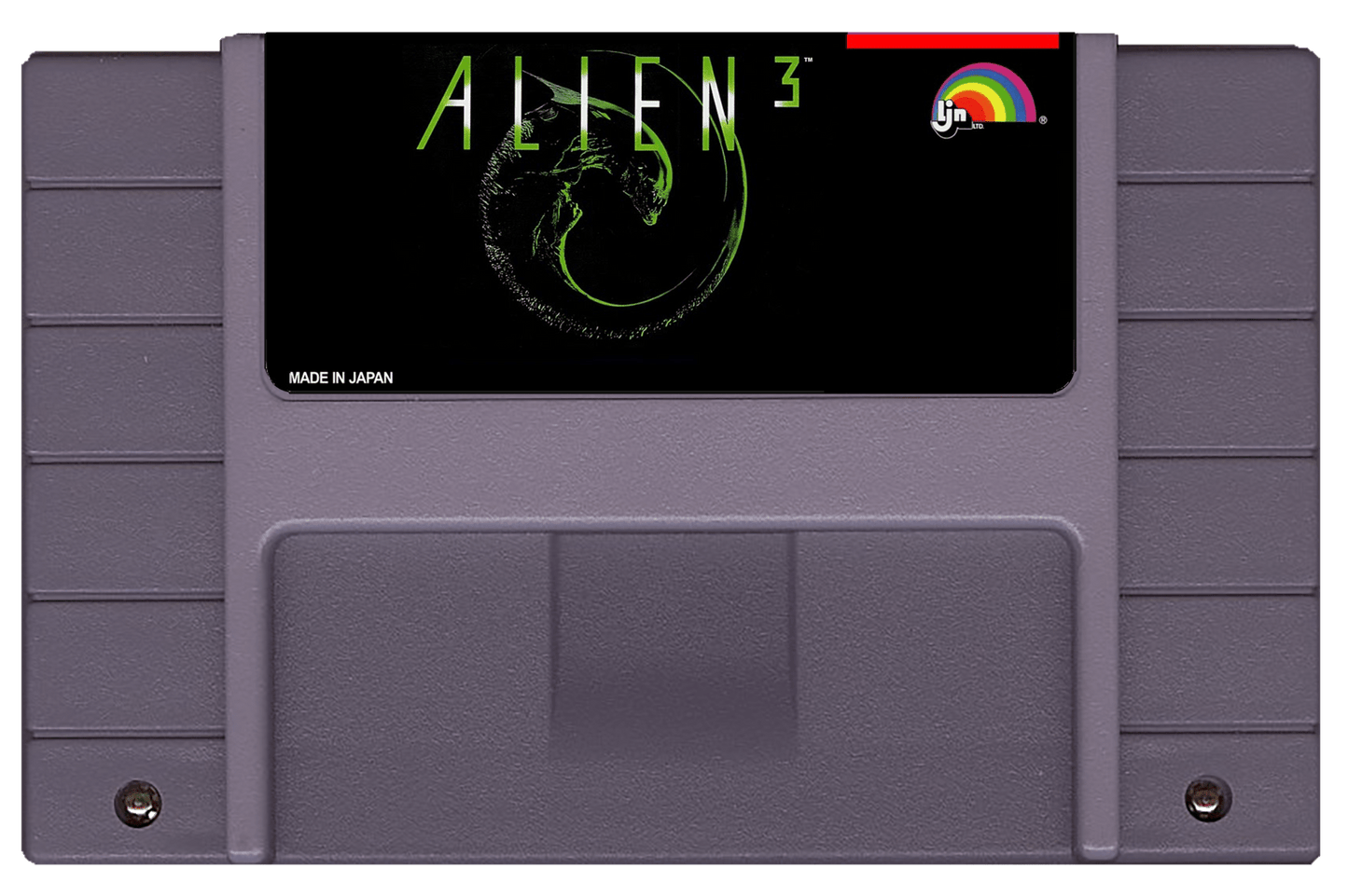 Alien 3 (SNES Compatible) - Reproduction Video Game Cartridge with Case and Manual image 1