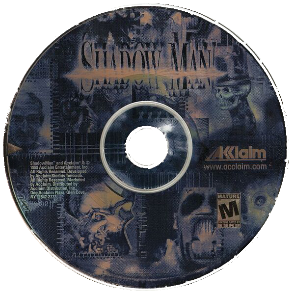 Shadow Man (DVD Case) (Dreamcast Compatible) – Reproduction Video Game CD with Map