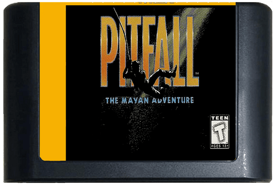 Pitfall: The Mayan Adventure (32X Compatible) - Reproduction Video Game Cartridge image 0