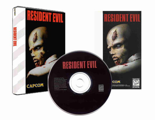 Resident Evil (DVD Case) (Saturn Compatible for Polymega or Modded Saturn) - Reproduction Video Game CD image 0