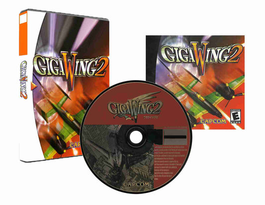 Giga Wing 2 (DVD Box) (Dreamcast Compatible) – Reproduction Video Game CD image 0