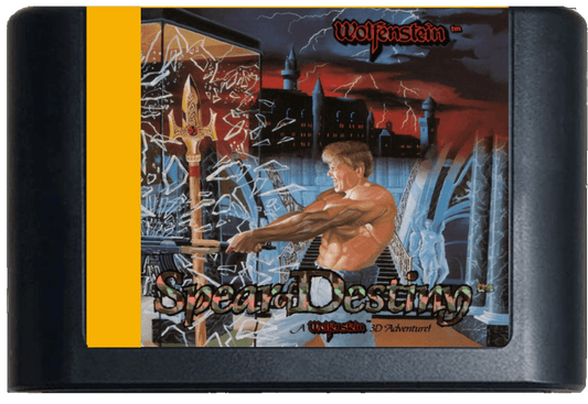Spear of Destiny (Homebrew, BETA 5) (32X Compatible) - Reproduction Video Game Cartridge image 0