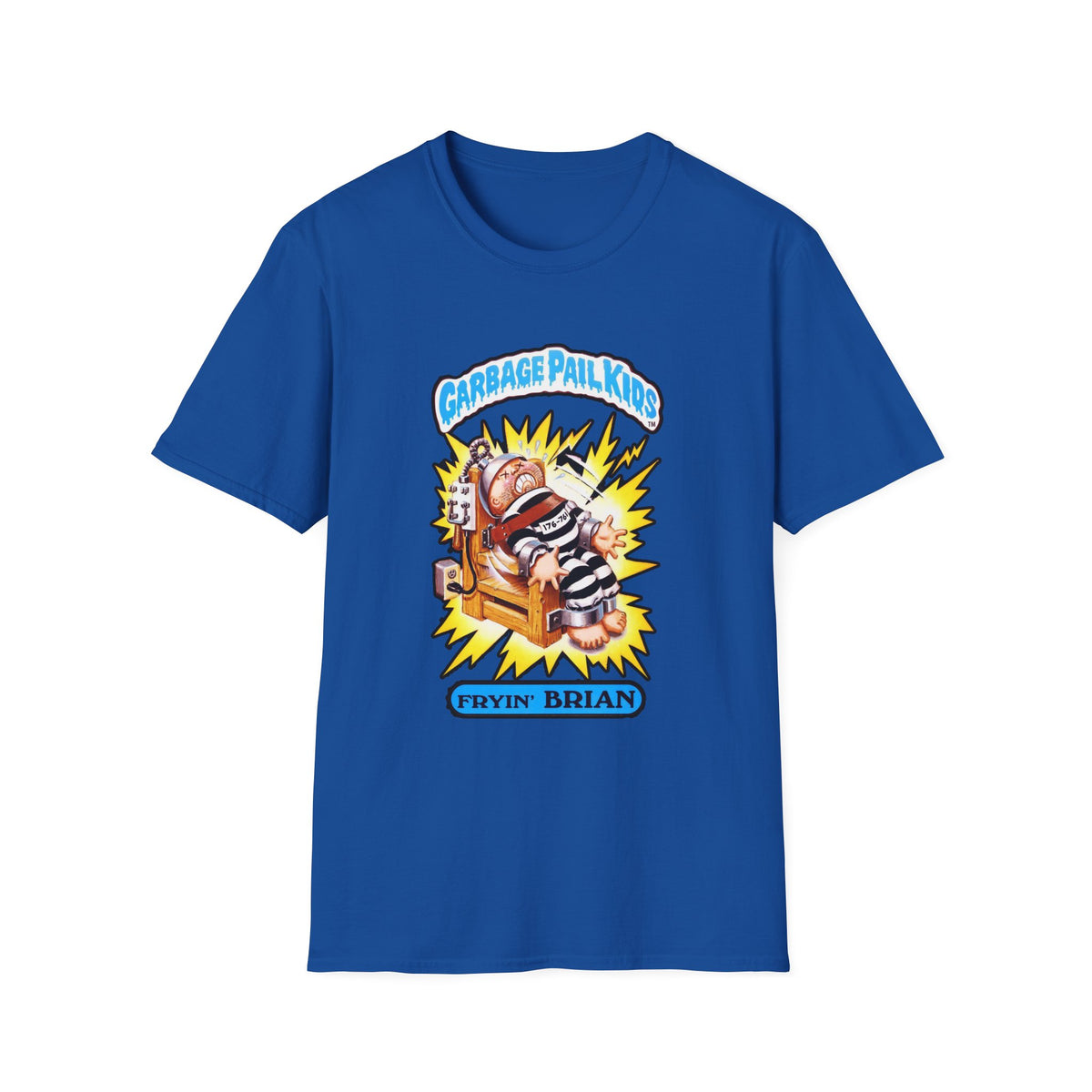 Fryin' Brian Garbage Pail Kids T-Shirt - Retro 1980s GPK Tee