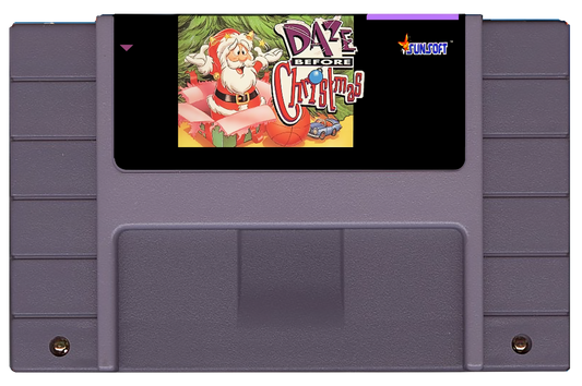 Daze Before Christmas (SNES Compatible) - Reproduction Video Game Cartridge image 0