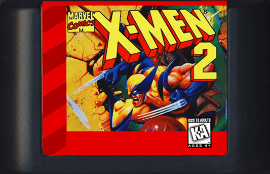 X-Men 2: Clone Wars (Genesis Compatible) - Reproduction Video Game Cartridge image 0