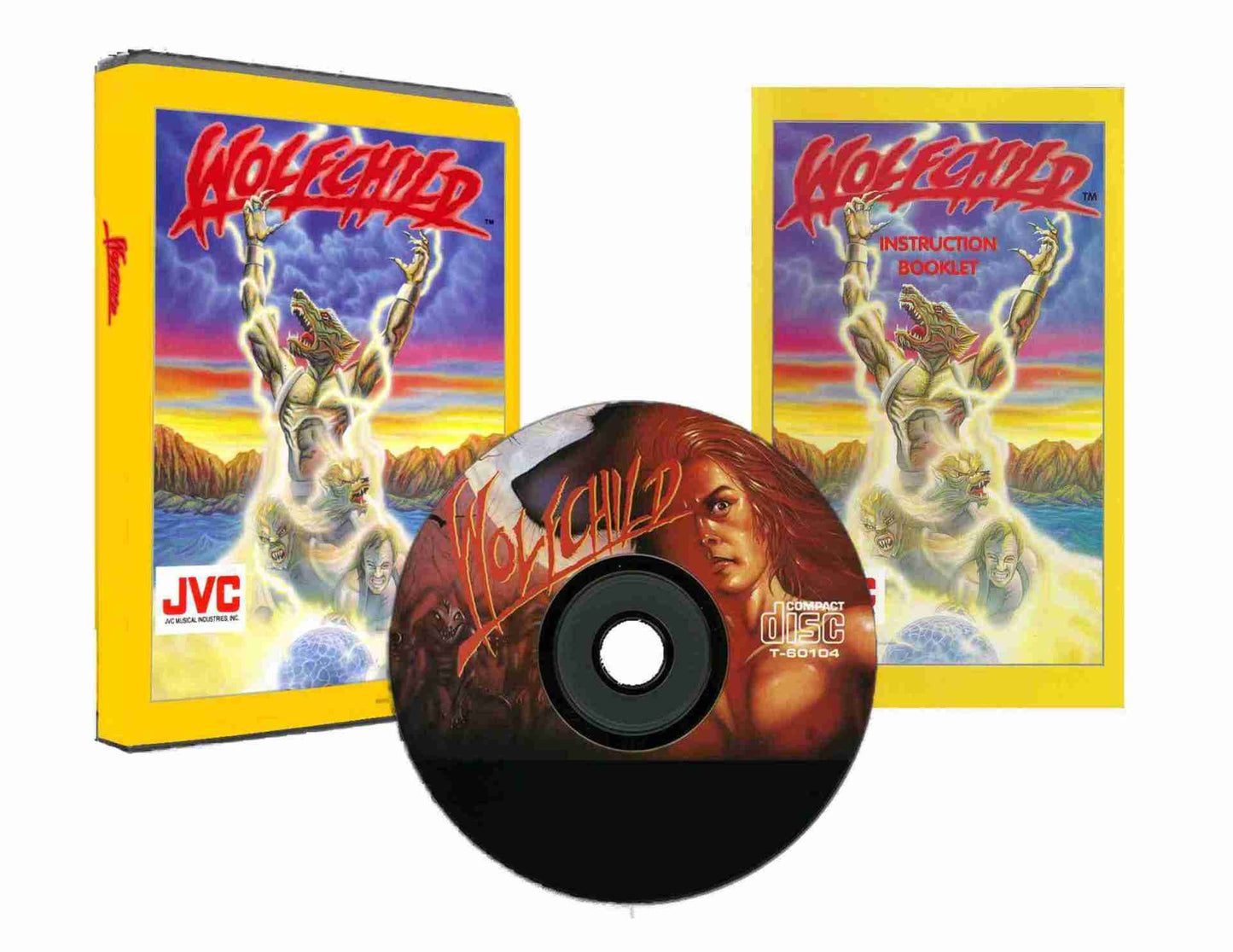 Wolfchild (DVD Case) (Sega CD Compatible) - Reproduction Video Game CD image 0