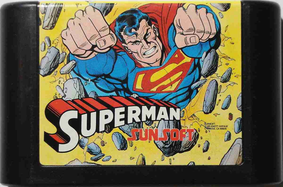Superman (Genesis Compatible) - Reproduction Video Game Cartridge image 0