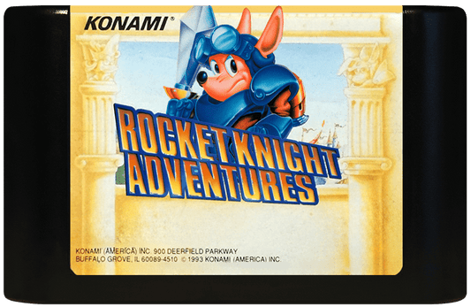 Rocket Knight Adventures (Genesis Compatible) - Reproduction Video Game Cartridge image 0