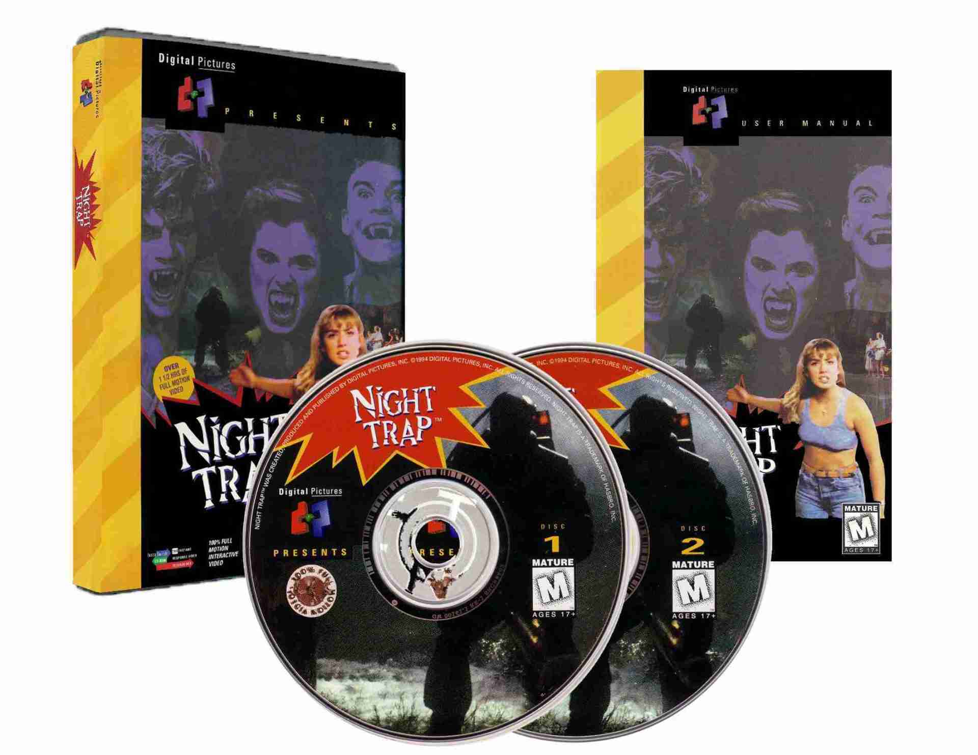 Night Trap 32X (DVD Case) (Sega CD 32X Compatible) - Reproduction Video Game CD image 0
