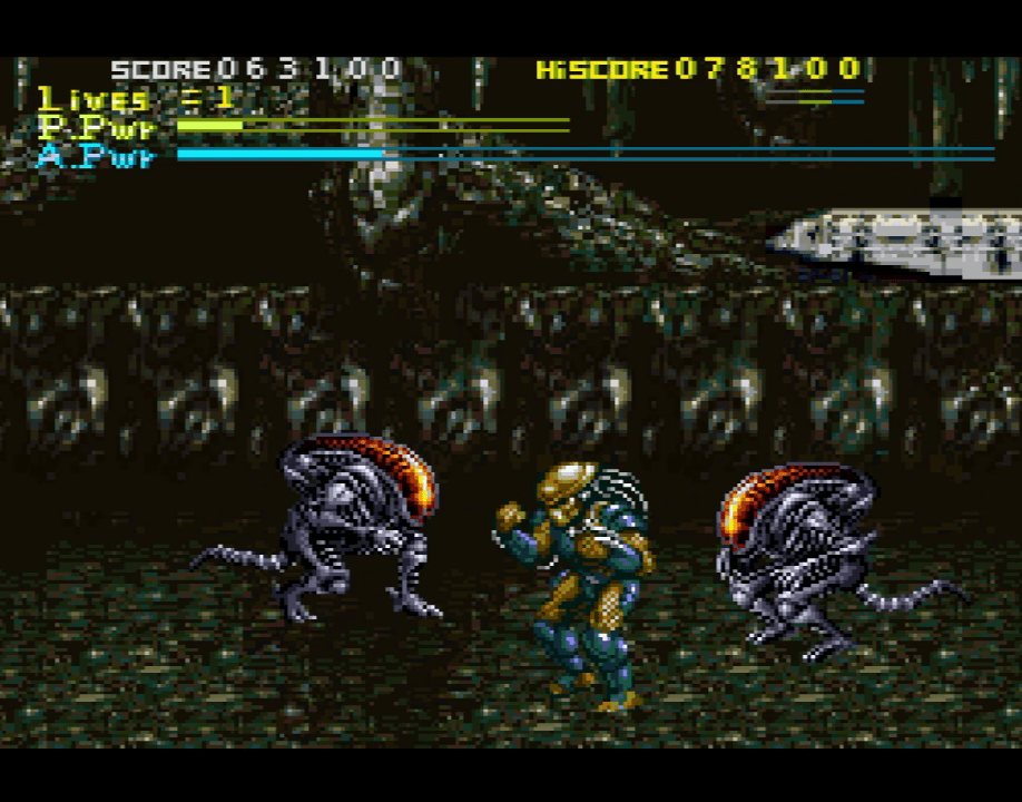 Alien vs. Predator (SNES Compatible) – Reproduction Video Game Cartridge with Case and Manual image 3