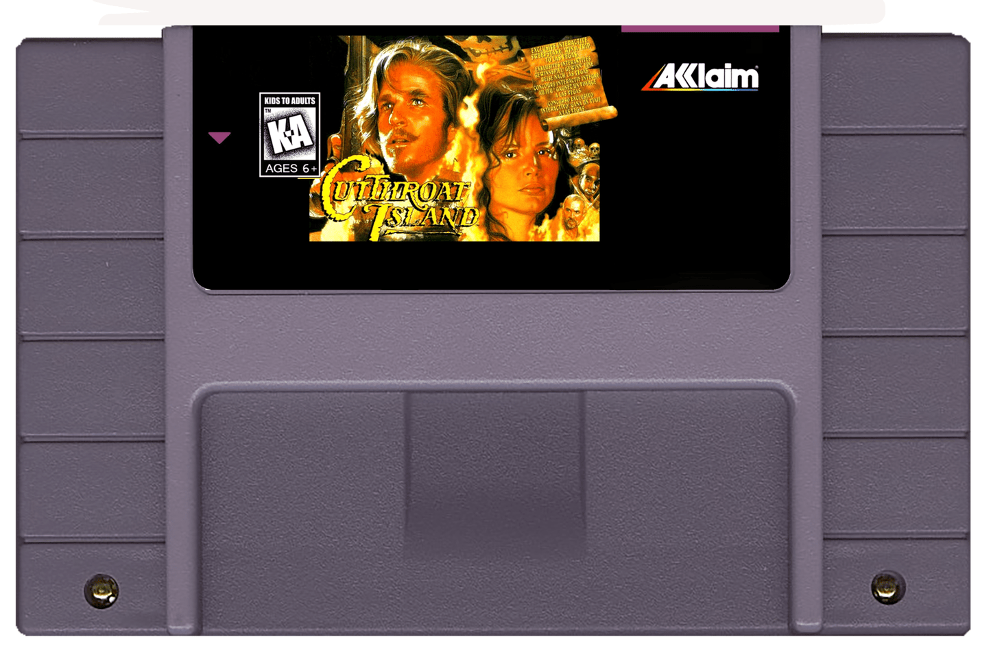 Cutthroat Island (SNES Compatible) – Reproduction Video Game Cartridge image 0