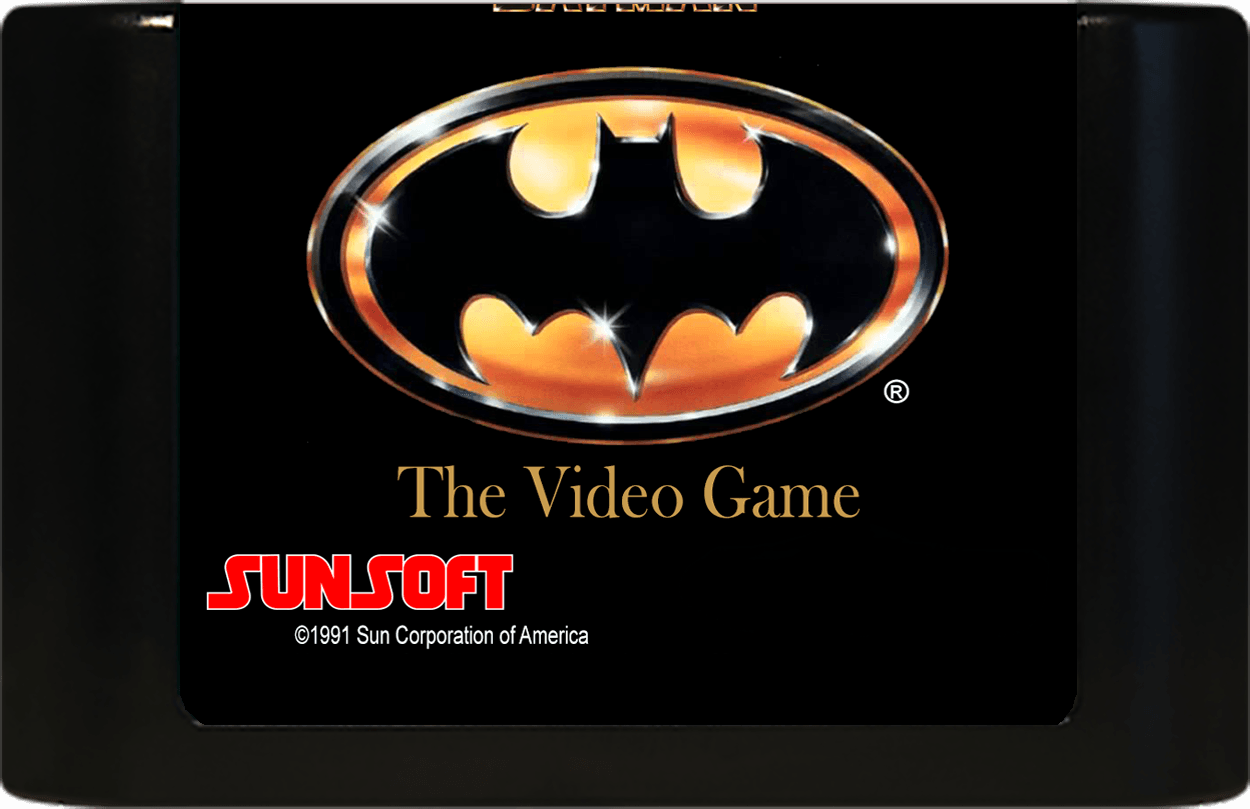 Batman: The Video Game (Genesis Compatible) - Reproduction Video Game Cartridge image 0