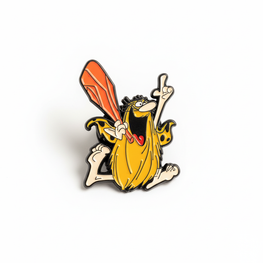 Captain Caveman Enamel Pin – Classic Saturday Morning Cartoon Icon