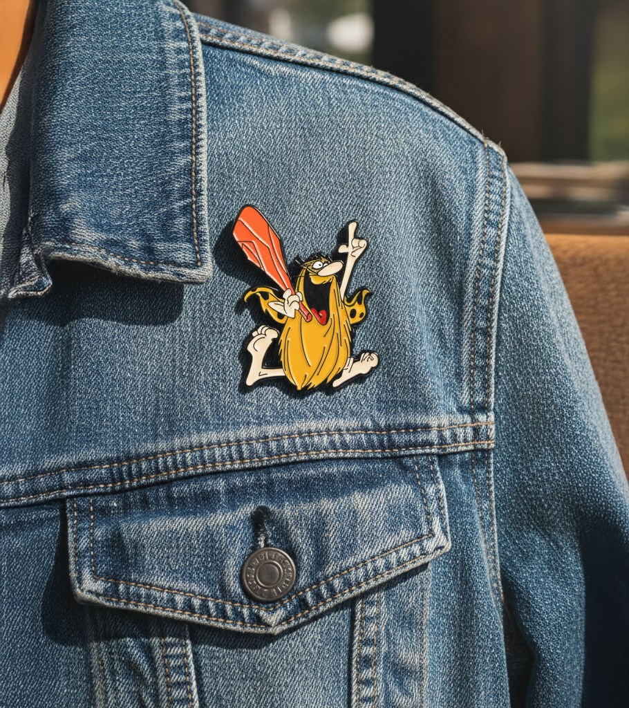Captain Caveman Enamel Pin – Classic Saturday Morning Cartoon Icon