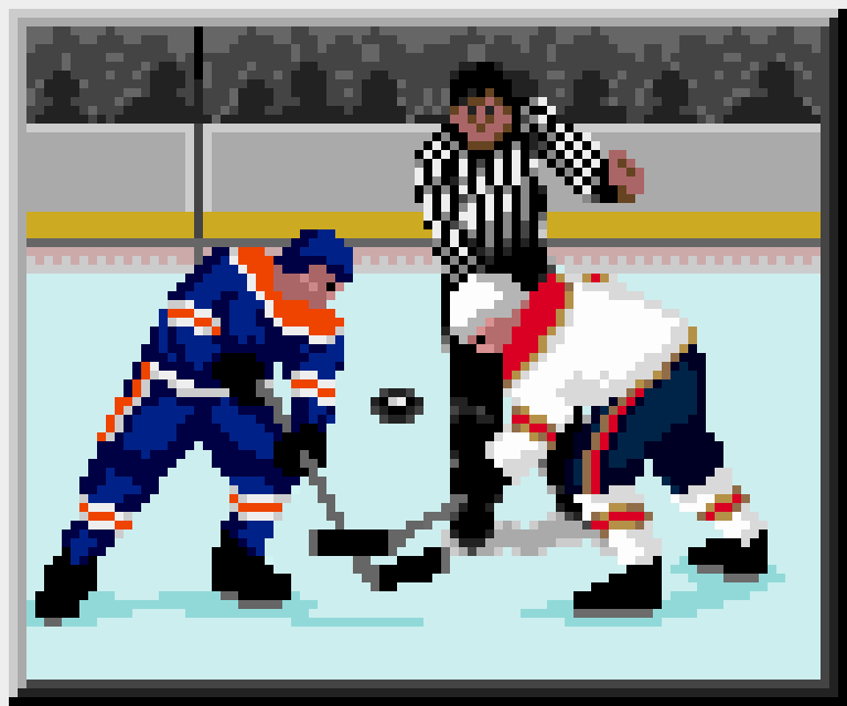 NHL '94 2025 Edition (v3.8) (Genesis Compatible) - Reproduction Video Game Cartridge with Box and Manual