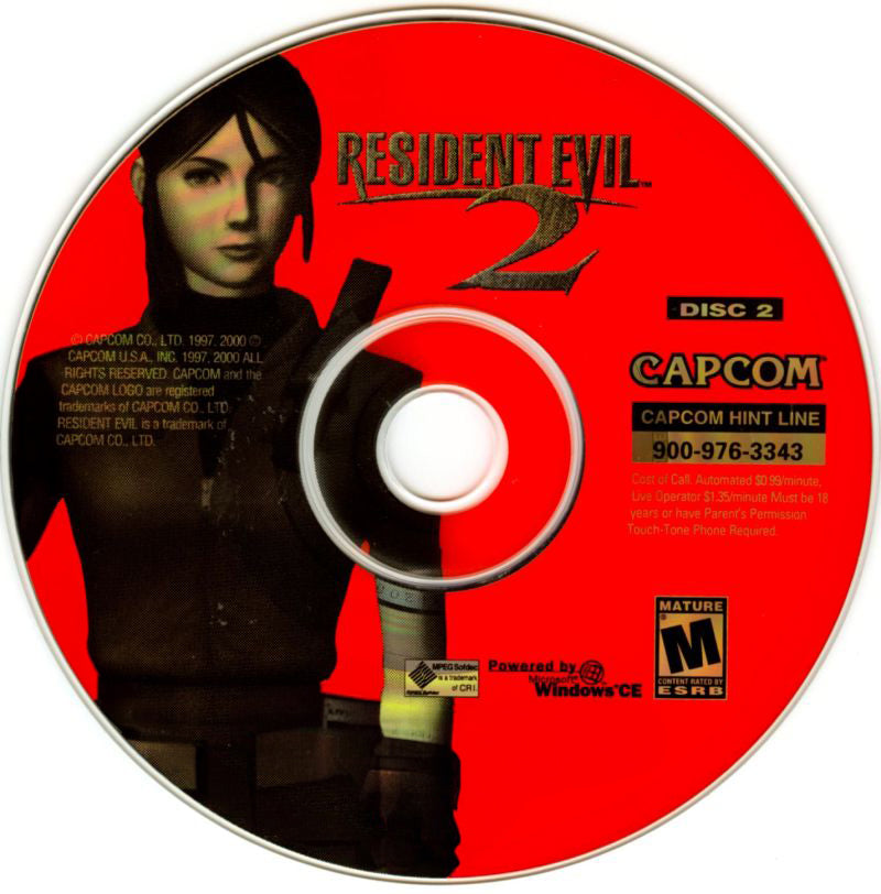 Resident Evil 2 (DVD Box) (Dreamcast Compatible) - Reproduction Video Game CDs