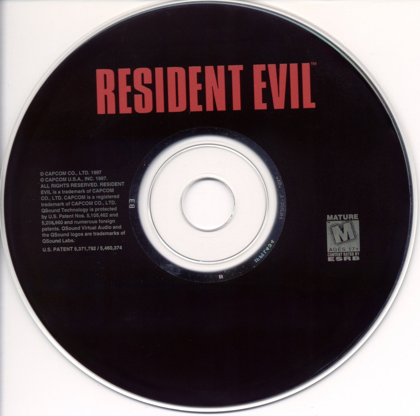 Resident Evil (DVD Case) (Saturn Compatible for Polymega or Modded Saturn) - Reproduction Video Game CD