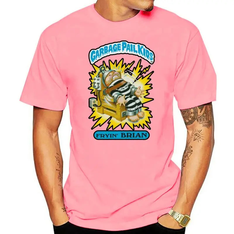 Fryin' Brian Garbage Pail Kids T-Shirt - Retro 1980s GPK Tee