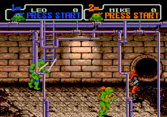 Teenage Mutant Ninja Turtles: The Hyperstone Heist (Genesis Compatible) – Reproduction Video Game Cartridge with Case and Manual