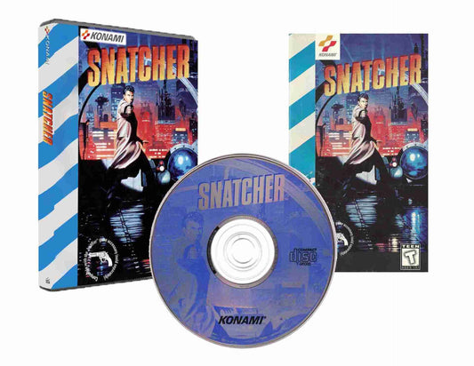 Snatcher (DVD Case) (Sega CD Compatible) - Reproduction Video Game CD image 0