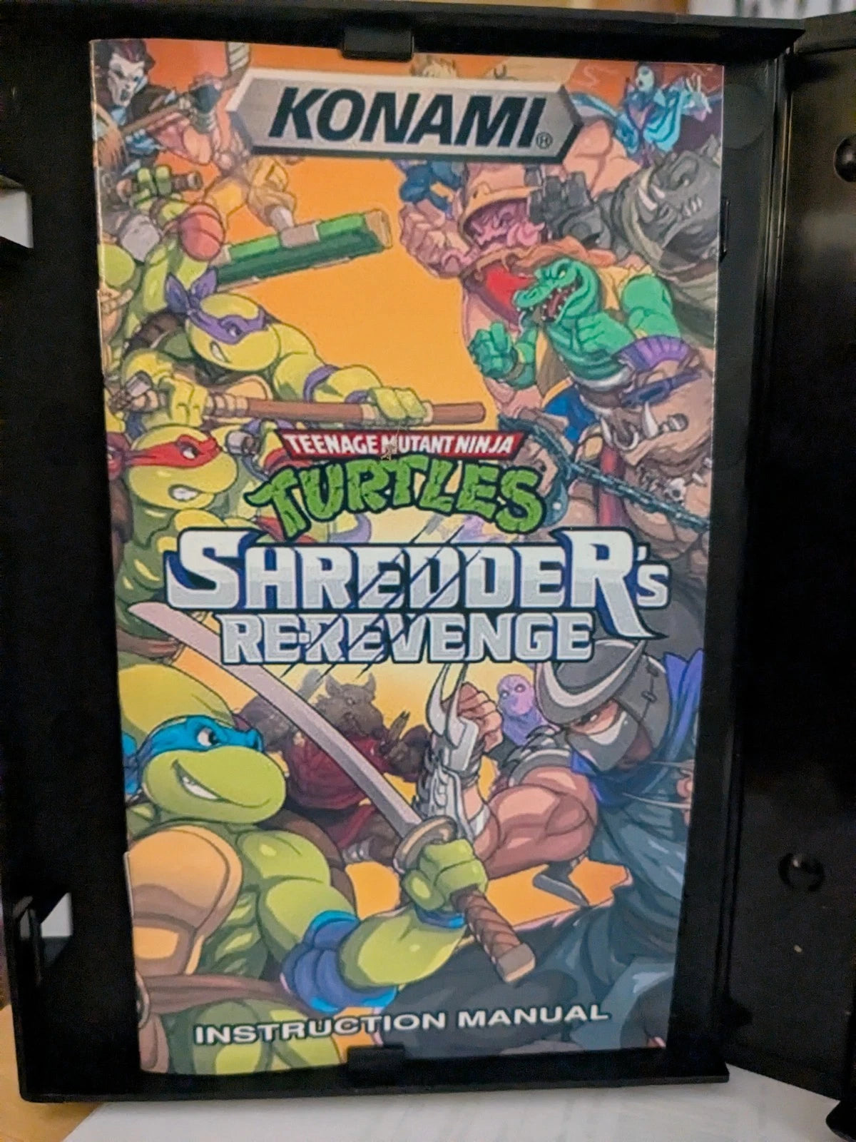 Teenage Mutant Ninja Turtles (of Rage): Shredder's Re-Revenge (Genesis Compatible) (Glow in the Dark Ooze Edition) - with Case and Manual image 10