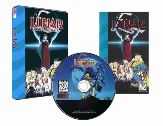 Lunar: Eternal Blue (DVD Case)(Sega CD Compatible) - Reproduction Video Game CD image 0