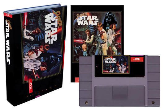Super Star Wars (SNES Compatible) - Reproduction Video Game Cartridge with Case and Manual image 0