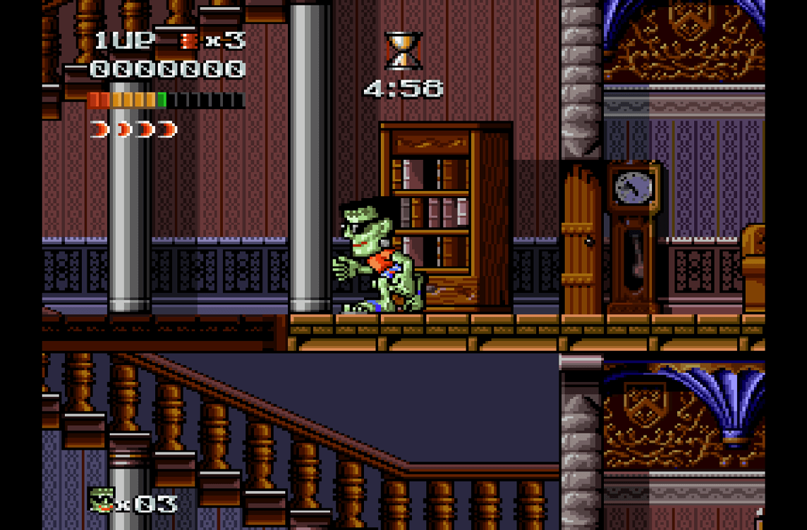 The Adventures of Dr. Franken (SNES Compatible) - Reproduction Video Game Cartridge with Case and Manual image 3