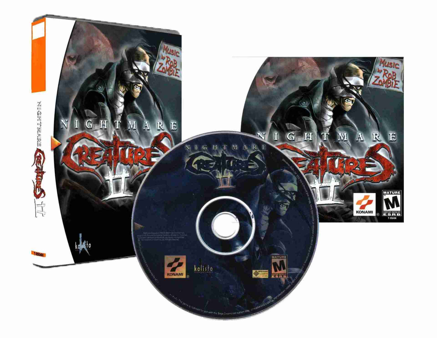 Nightmare Creatures II (DVD Box) (Dreamcast Compatible) - Reproduction Video Game CD image 0