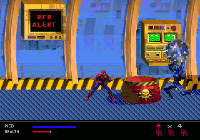 Spider-Man: Web of Fire (32X Compatible) – Reproduction Video Game Cartridge with Case and Manual