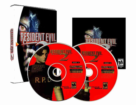 Resident Evil 2 (DVD Box) (Dreamcast Compatible) - Reproduction Video Game CDs image 0