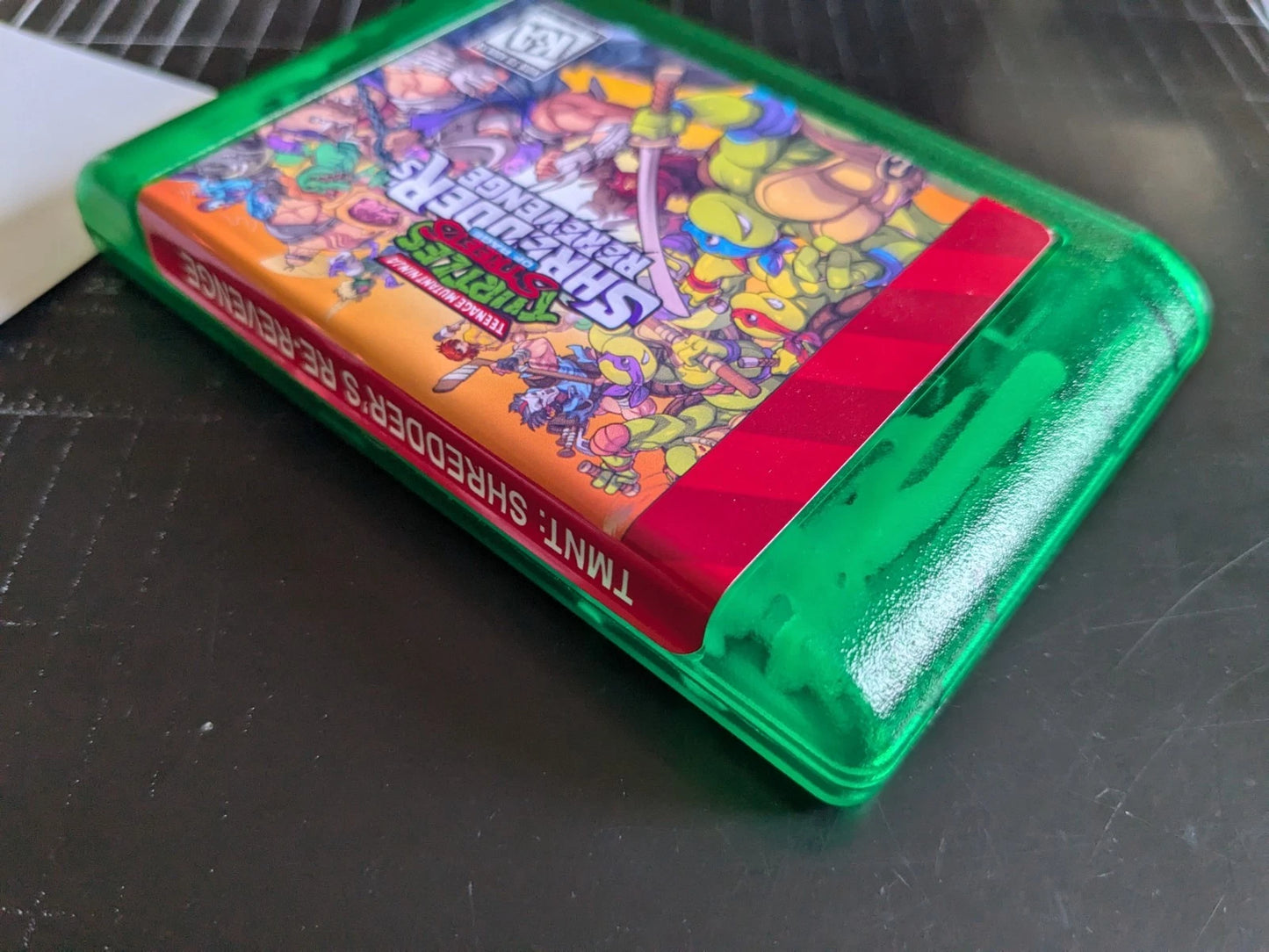 Teenage Mutant Ninja Turtles (of Rage): Shredder's Re-Revenge (Genesis Compatible) (Glow in the Dark Ooze Edition) - with Case and Manual image 5