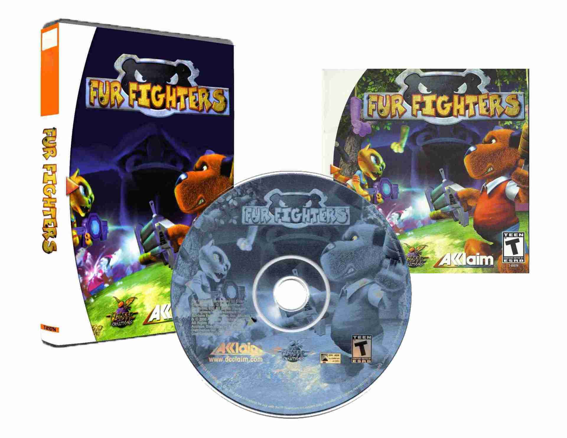 Fur Fighters (DVD Box) (Dreamcast Compatible) - Reproduction Video Game CD image 0
