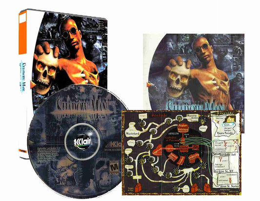 Shadow Man (DVD Case) (Dreamcast Compatible) – Reproduction Video Game CD with Map image 0